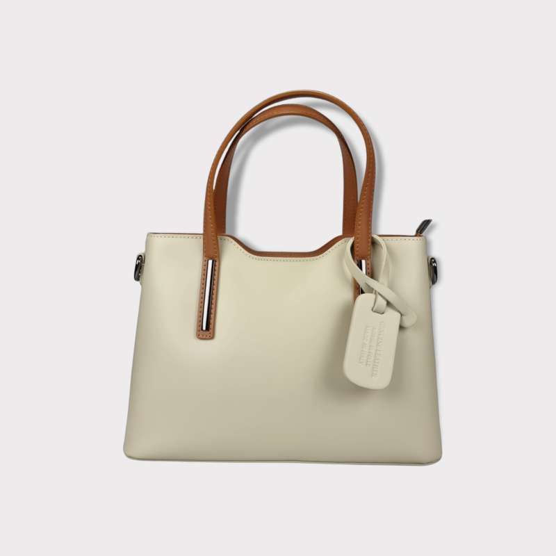 genuine leather beige...