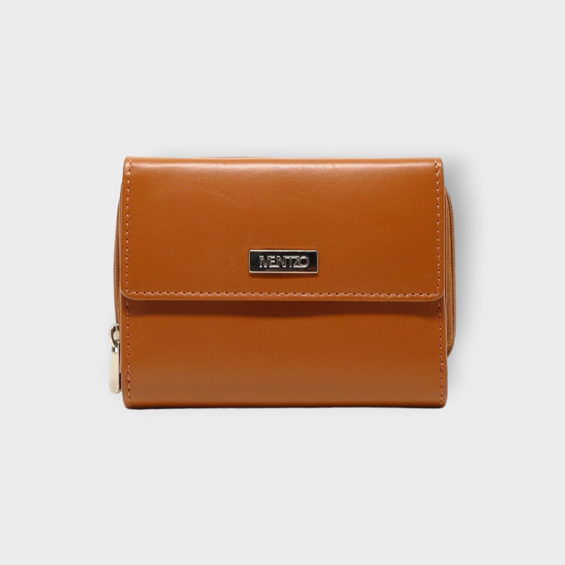 tan genuine leather wallet...