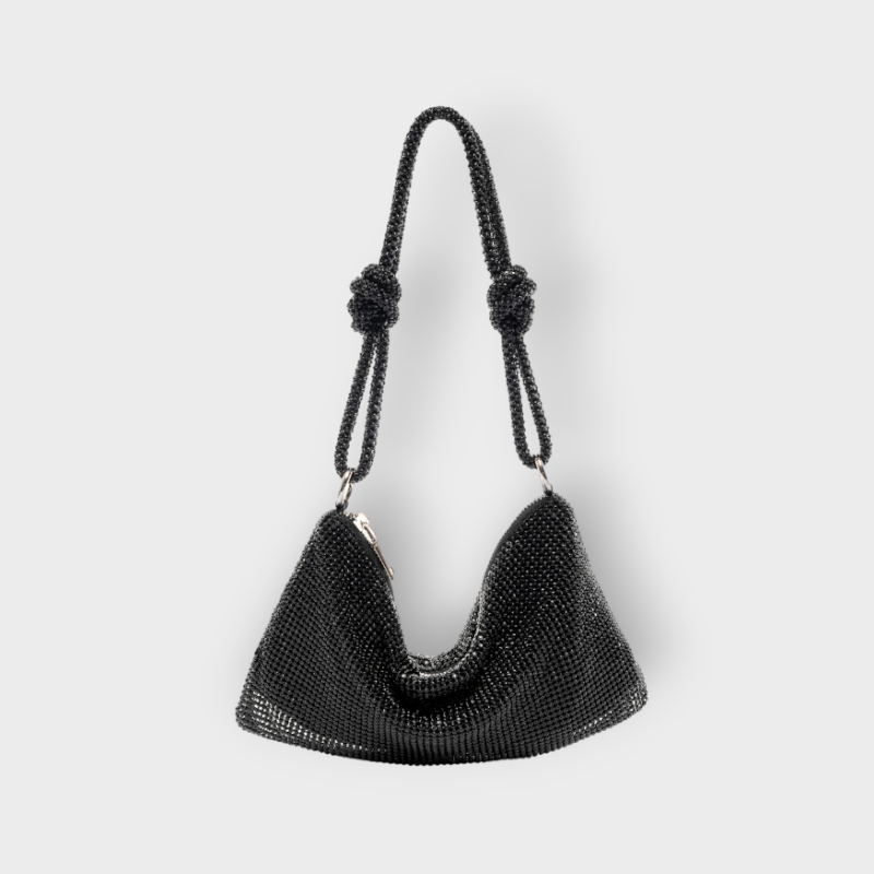 Black shoulder bag 6040-1