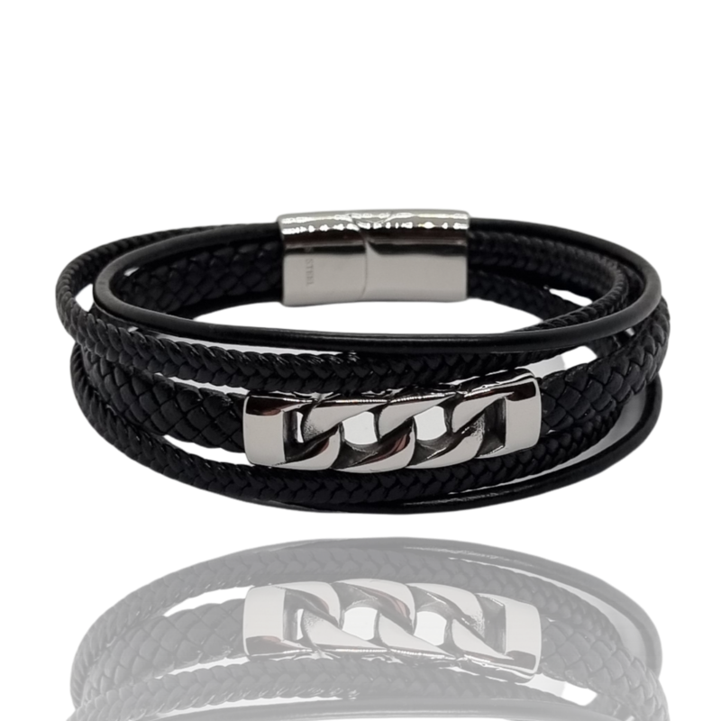 Men's Leather Bracelet BM-21