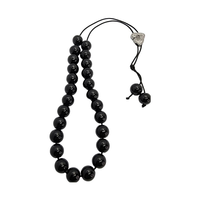 Komboloi (rosary) onyx K-21