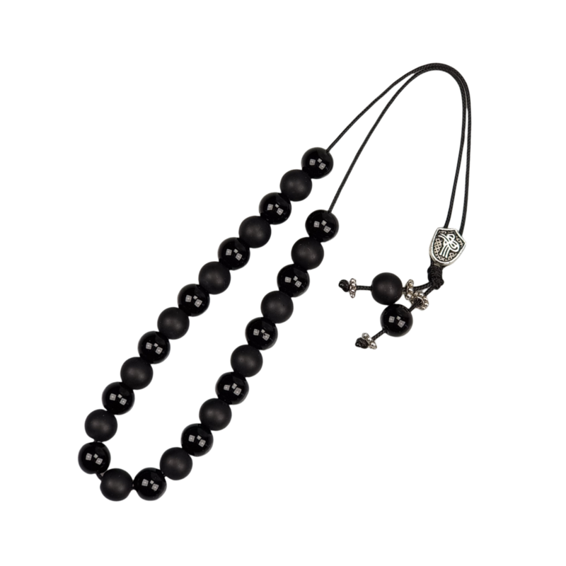 Komboloi (rosary) onyx K-31