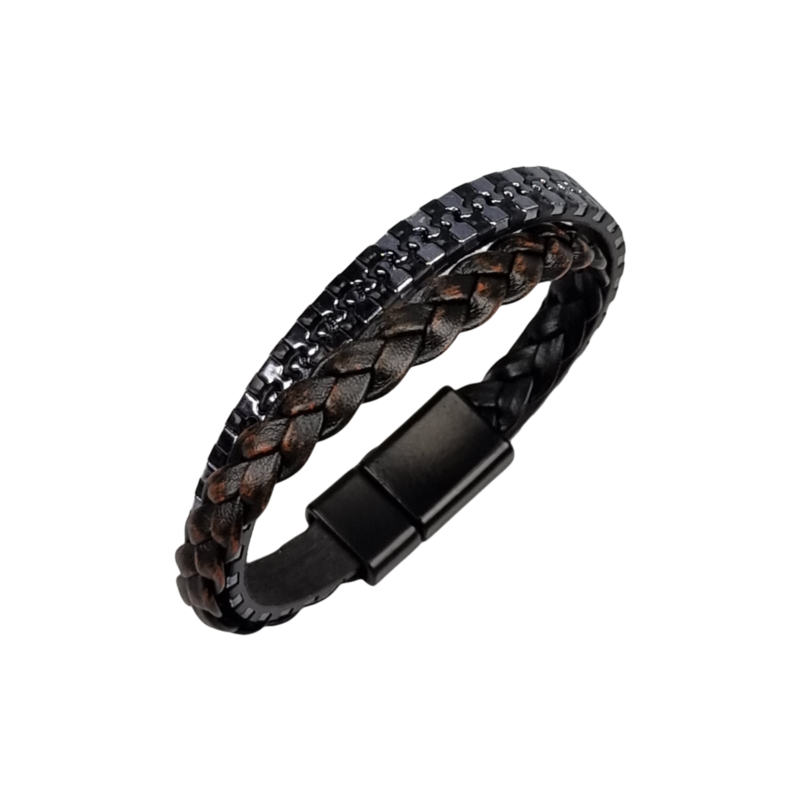 Men's Leather Bracelet BM-34