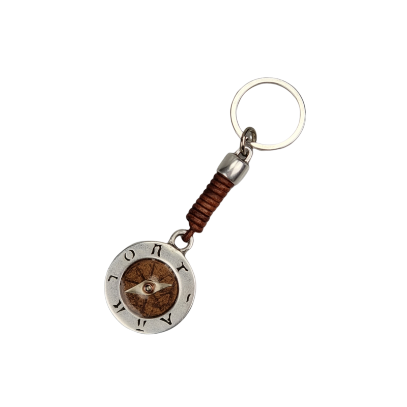 Enamel Keychain Compass KL6-1