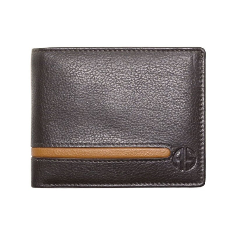 Men's leather wallet A AS...